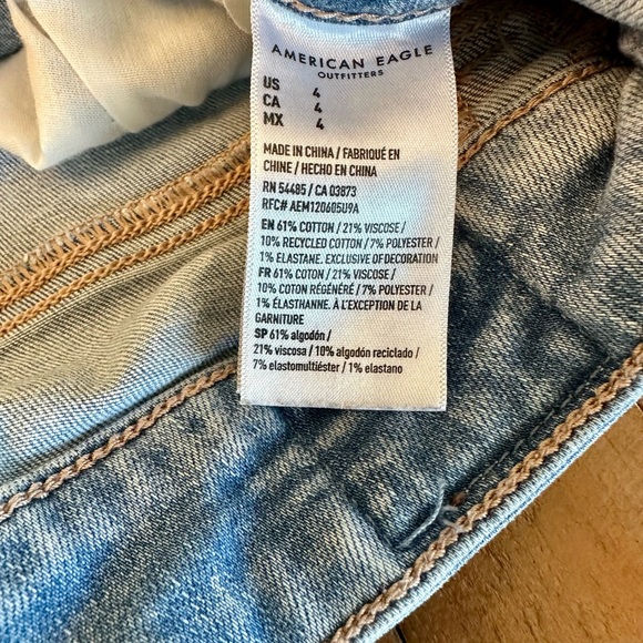 AE Next Level Ripped High-Waisted
Denim Short Short - Picture 4 of 4